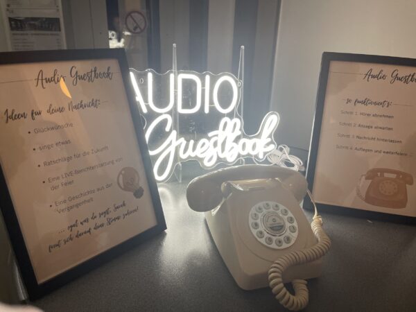 Audio Gästebuch Mieten – Bild 2